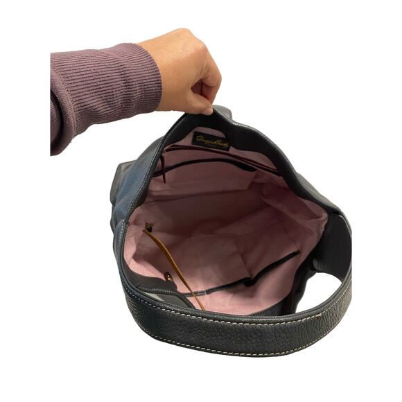 Dooney & Bourke Pebble Grain Leather Large Sack shoulder Purse Hobo bag 0708143 - Picture 7 of 15